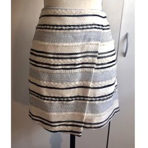 H&M Strip Skirt Size 6